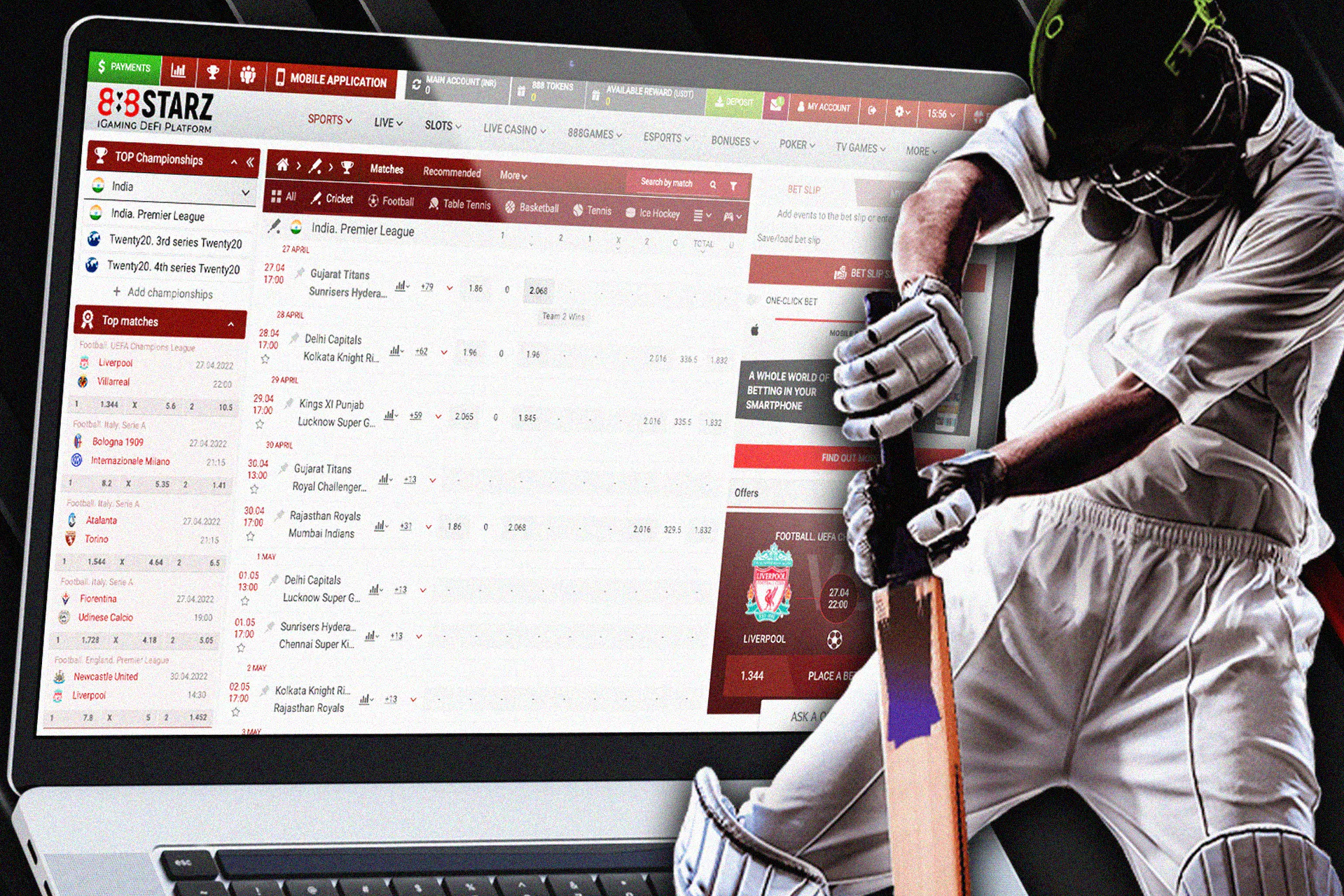 888starz cricket sports betting